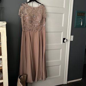Long Chiffon Skirt Bead Top